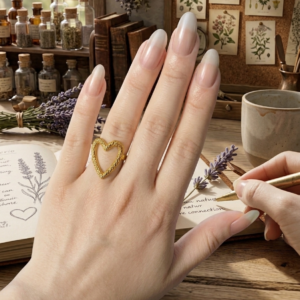 heart ring free size
