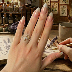 letter ring m free size