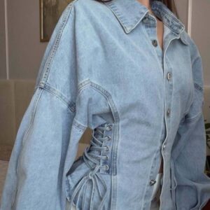 corset jeans shirt