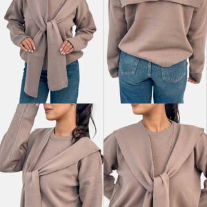 scarf with pullover