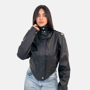 corset  leather jacket